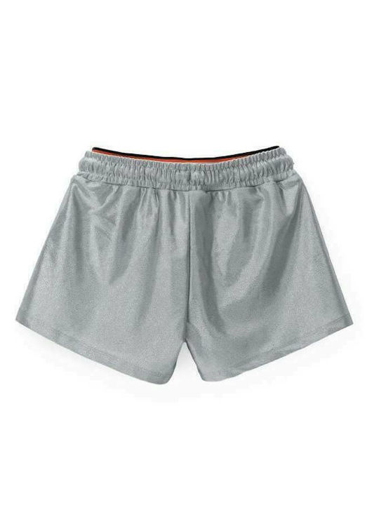 Kinder-Shorts/Bermudas Stoff Silber