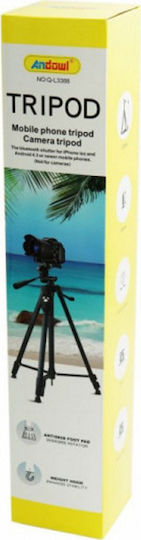 Andowl Cell Phone Tripod Bluetooth Black