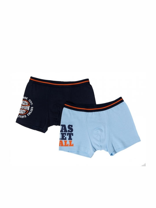 Minerva 41707-165 Kids' Set with Boxers Blue 2pcs