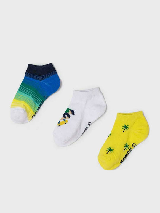 Mayoral Kids' Ankle Socks Ecofriends Multicolored 3 Pairs