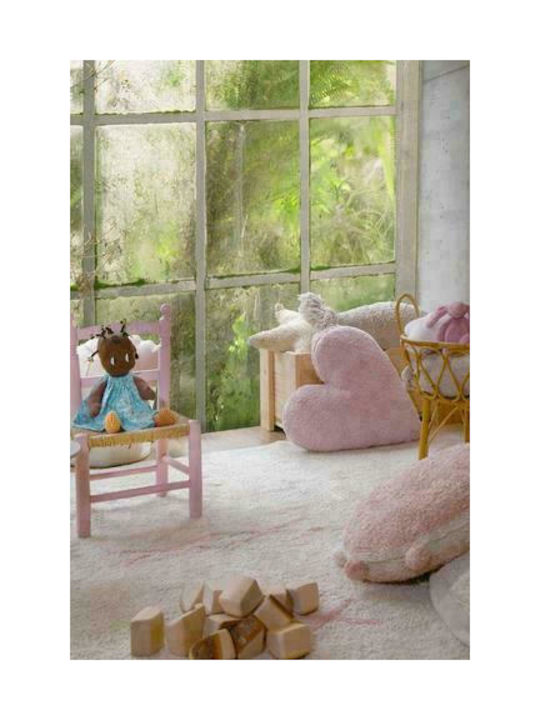 Lorena Canals Handmade Kids Cotton Rug Atlas 170x240cm Natural Vintage Nude
