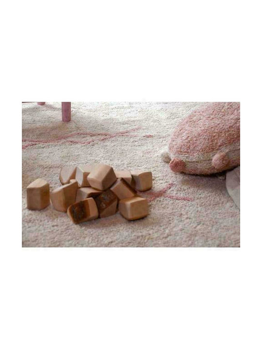 Lorena Canals Handmade Kids Cotton Rug Atlas 170x240cm Natural Vintage Nude