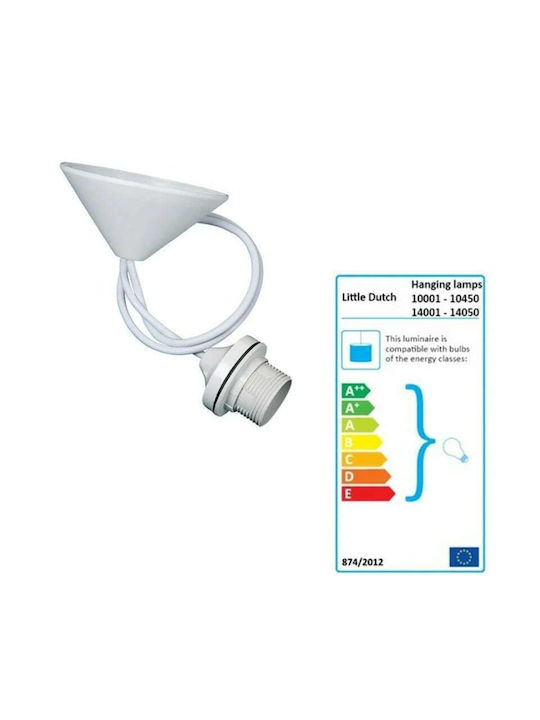 Little Dutch Kids Plastic Single Ceiling Light E27 Sailors Bay Blue 40W 20cm