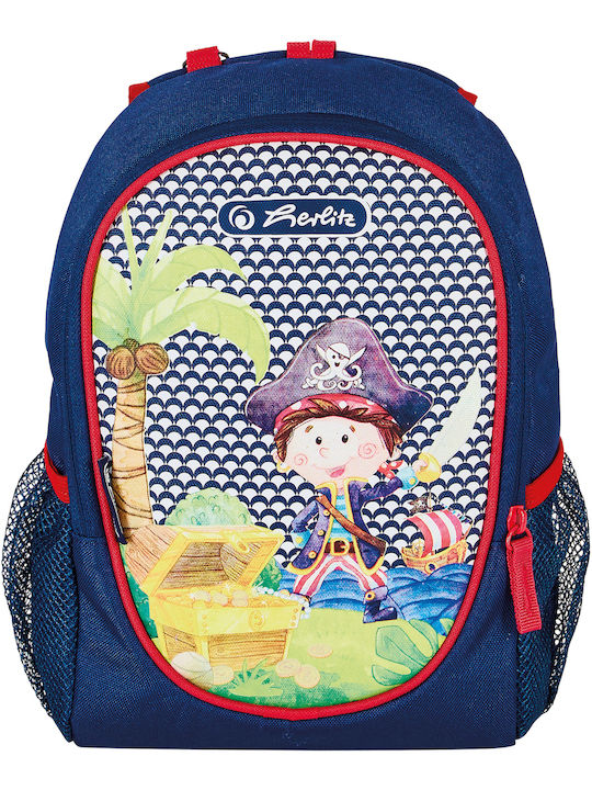 Herlitz Rookie Pirate School Bag Backpack Elementary, Elementary in Blue color