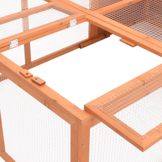 vidaXL 171452 Wooden Cage for Rabbits 150x100x50cm