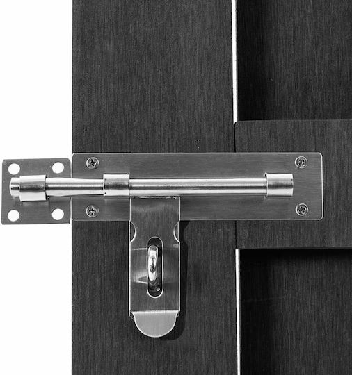 vidaXL Fence Gate from WPC in Gray Color 1.0x1.12m