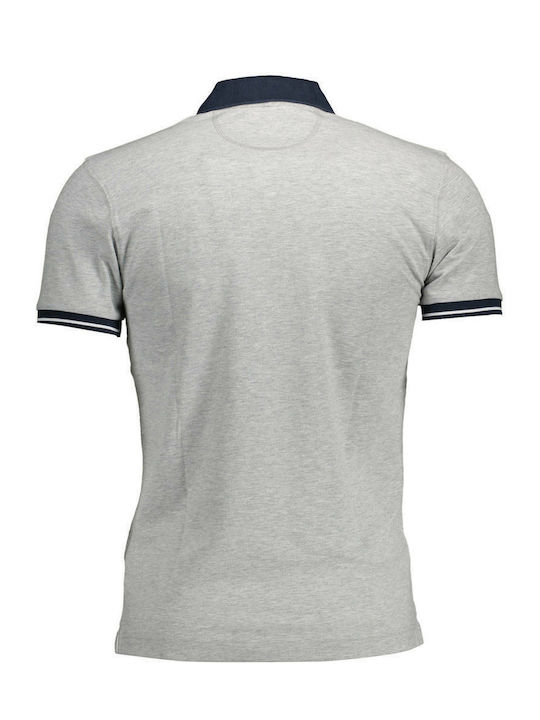 La Martina Men's Short Sleeve Blouse Polo Gray