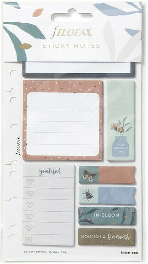 Filofax Αυτοκόλλητα Χαρτάκια Σημειώσεων Organiser Botanical