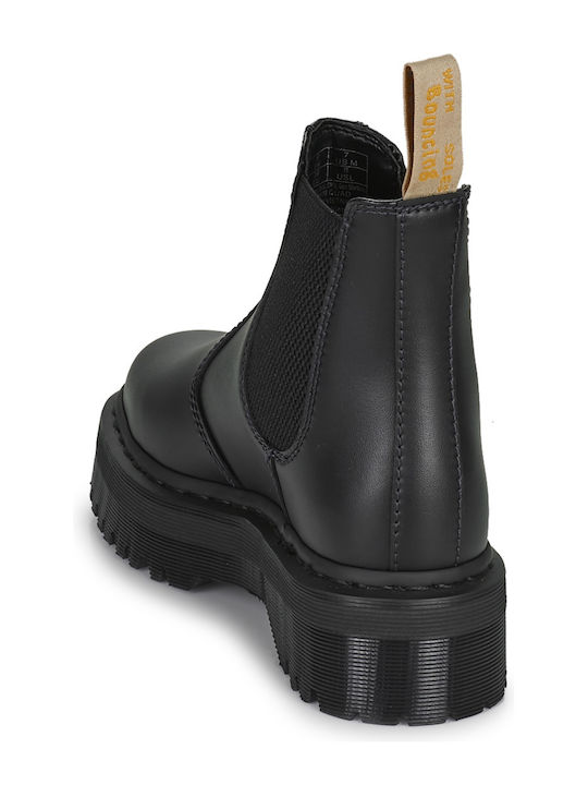 2976 Quad Leather Black Chelsea Boots