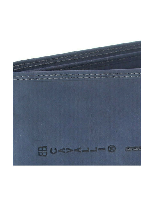 Leder Herren Geldbörse Klassisch Blau