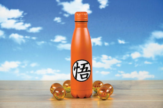 Pyramid International Kids Water Bottle Dragon Aluminium with Screw Cap Non Spill Orange 540ml