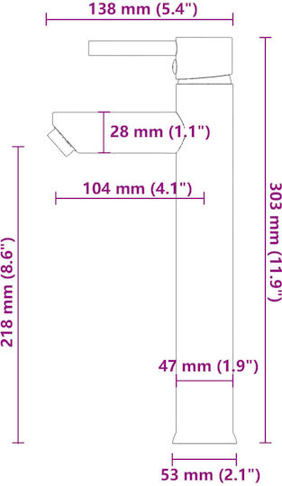 vidaXL Надеждна мивка Стъкло 42x42x14см Прозрачен