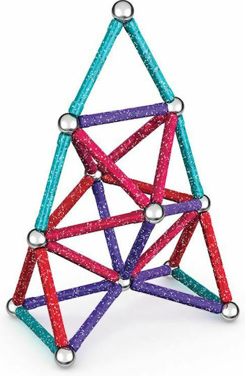 Geomag Μαγνητικό Παιχνίδι Κατασκευών Glitter για Παιδιά 3+ Ετών 536