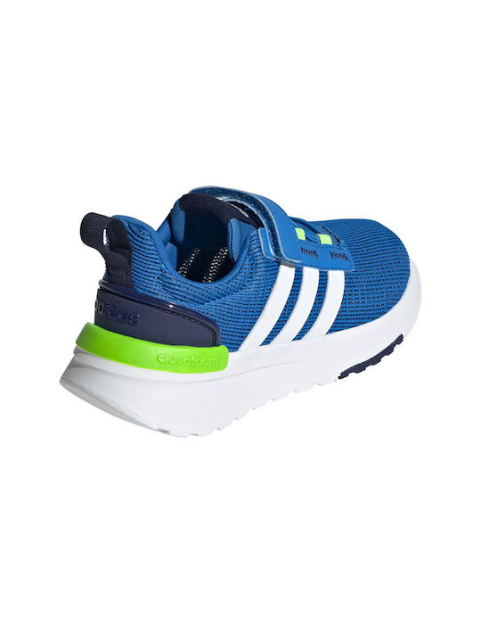 Adidas Kids Sports Shoes Running Racer Tr21 Blue Rush / Cloud White / Dark Blue