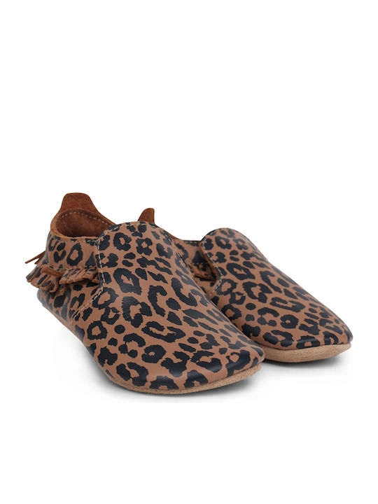 Bobux Бебешки Пантофки Кафяв Leopard