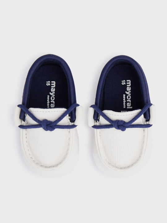 Mayoral Baby Moccasins White