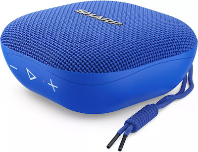 Sharp GX-BT60 Waterproof Bluetooth Speaker 6W with Battery Life up to 13 hours Blue