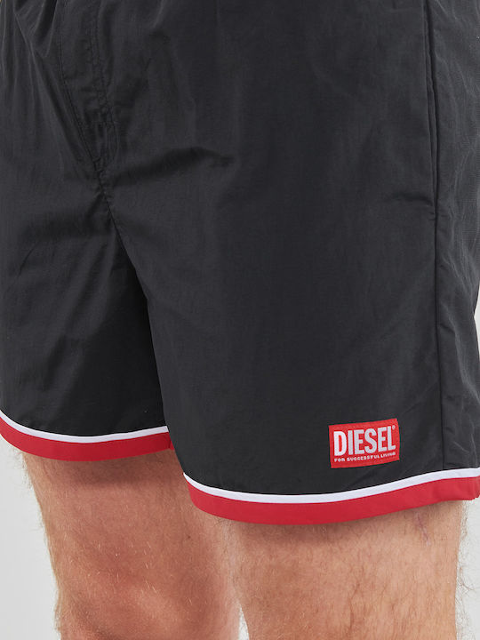 Costum De Baie Bărbați Pantaloni Scurți Negri Cu Dungi