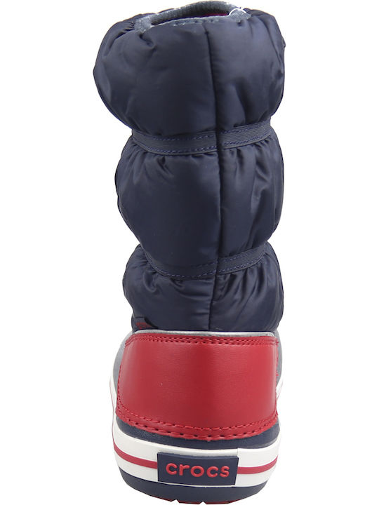 Puff Anatomische Kinder-Schneestiefel Marineblau