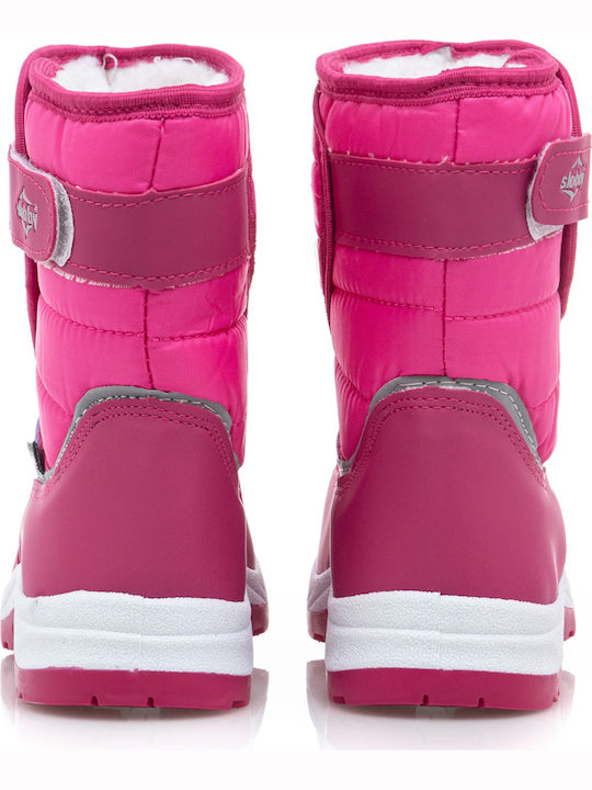 Παιδικές Γαλότσες mit Innenfutter Rosa