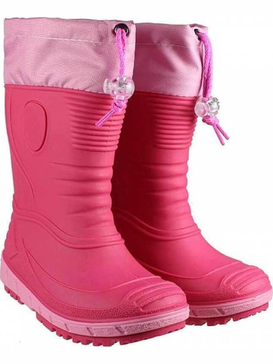 Cizme de cauciuc pentru copii P6501F Fuchsia