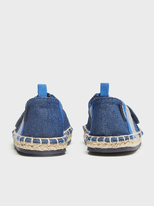 Kids Espradrilles with Hoop & Loop Closure Blue