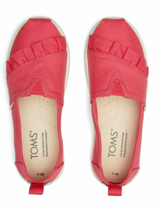Kids Espradrilles Slip-On Red Alpargata