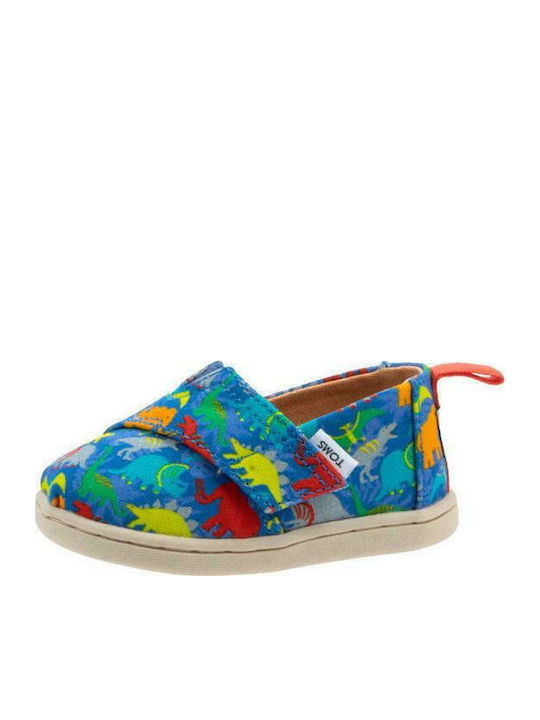 Kids Espradrilles with Hoop & Loop Closure Blue Alpargata