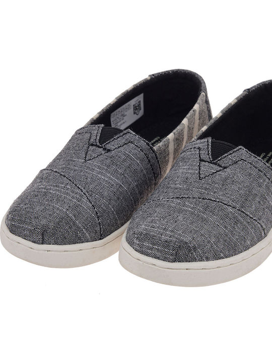 Παιδικές Εσπαντρίγιες Slip-On Μαύρες Alpargata Cabana Classic