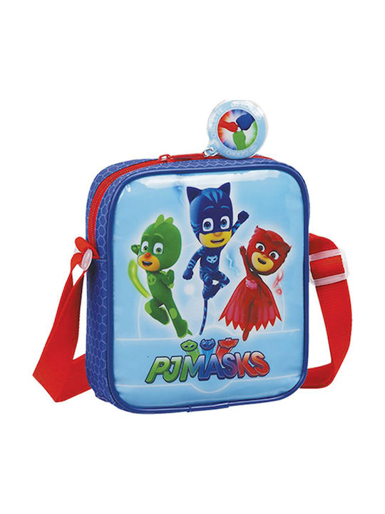 PJ Masks Pj Masks Masks Παιδική Τσάντα Ώμου Μπλε 18x16x4εκ.