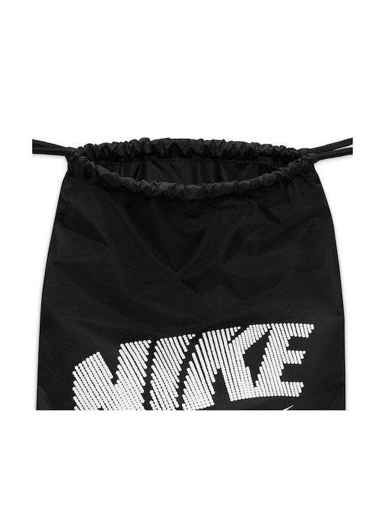 Nike Παιδική Τσάντα Πουγκί Μαύρη 36x46εκ.