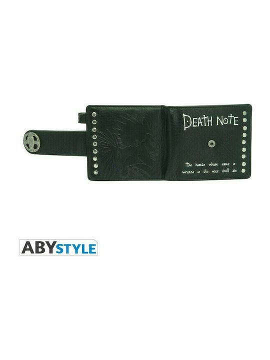 Abysse Death Note Kids Wallet with Clip Black
