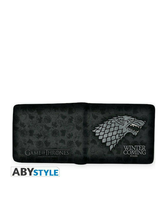 Abysse Stark Game Thrones Παιδικό Πορτοφόλι Μαύρο