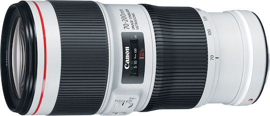 Canon Full Frame Camera Lens EF 70-200mm f/4L IS II USM Tele Zoom for Canon EF Mount White