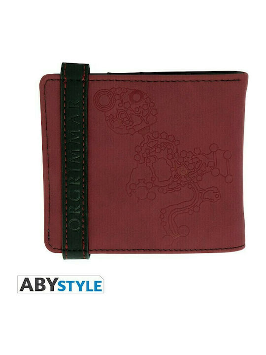 Abysse World of Warcraft Kids Wallet with Coins with Clip Burgundy