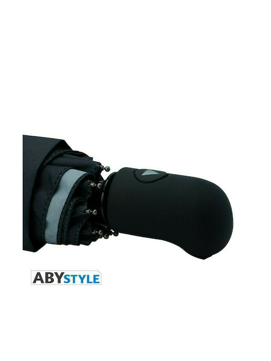 Abysse Kids Compact Auto-Open Umbrella with Diameter 96cm Black
