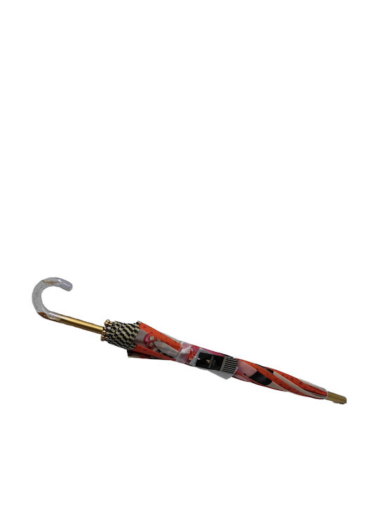 Chanos Kids Compact Umbrella Long Poe Gorguss Santoro Time To Fly Orange