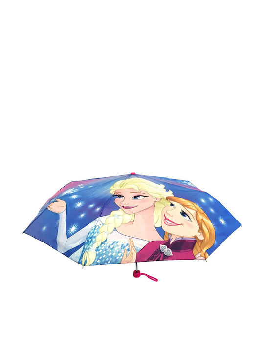 Chanos Детска чадър Сгъваеми Frozen Син с диаметър 50см.