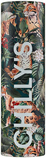 Chilly's Original Series Tropical Μπουκάλι Θερμός Ανοξείδωτο BPA Free 500ml Leopard CB