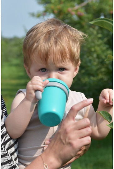 Bbluv Educational Sippy Cup Silicone with Handles Green for 4m+m+ 240ml
