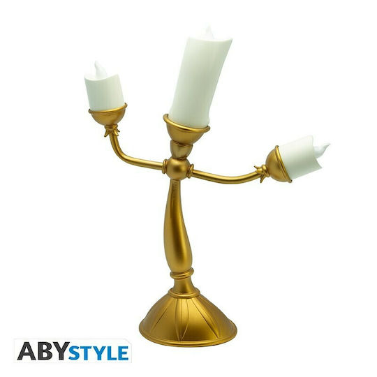 Abysse Led Kids Decorative Lamp Beauty and the Beast Gold 24x9x31εκ.