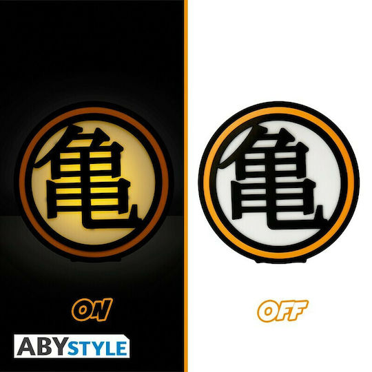 Abysse Детско Декоративно Осветление Dragon Ball Z Kame Symbol Черен 17x17.4x6εκ.