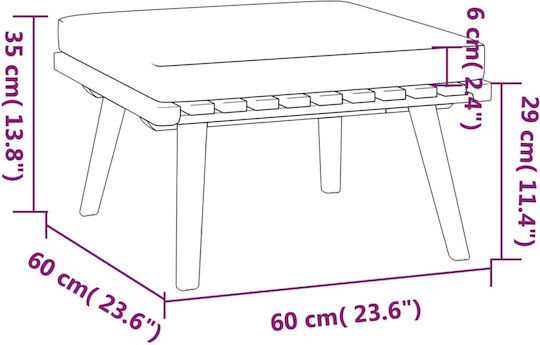 Set Cameră De Zi Exterior 12 Piese Din Acacia Cu Perne