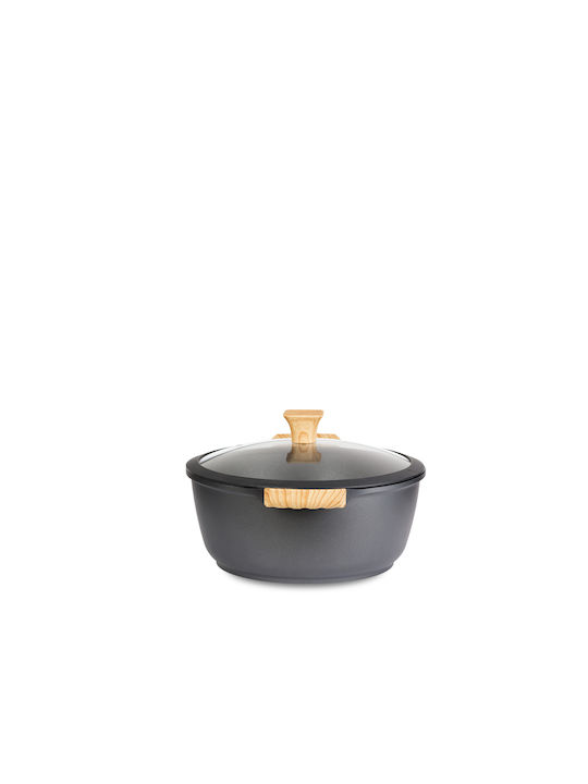Gruppe Cookin Βαθιά Κατσαρόλα από Αλουμίνιο 4lt / 24cm