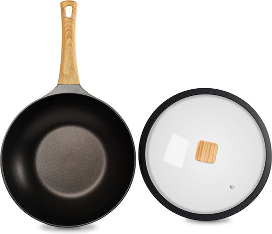 Gruppe Cookin Wok With Lid made of Aluminum with Non-Stick Coating 30cm