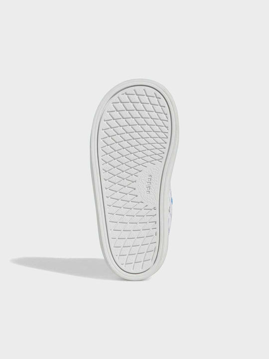 Kids Sneakers with Scratch Cloud White / Yellow / Bright Blue