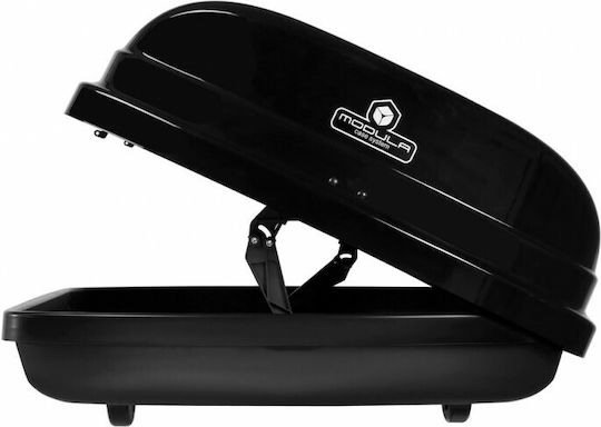 Modula Wego Μπαγκαζιέρα Οροφής Αυτοκινήτου με Διπλό Άνοιγμα 450lt Μαύρη Γυαλιστερή
