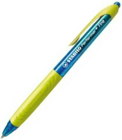 Stabilo Performer+ Fine Pen Ballpoint 0.7mm with Blue Ink Blue/Dark Green