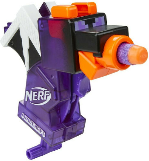 Nerf Launcher Minecraft for 8+ years old years Microshots (Various Designs/Assortment of Designs) 1pc