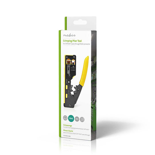 Nedis Ethernet Internet Cable Crimping Plier RJ12, RJ45